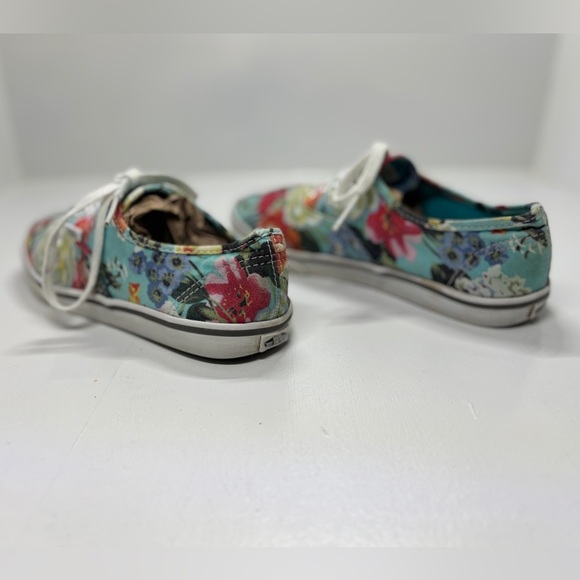 Vans off the Wall kids floral print size 4 - Picture 4 of 10